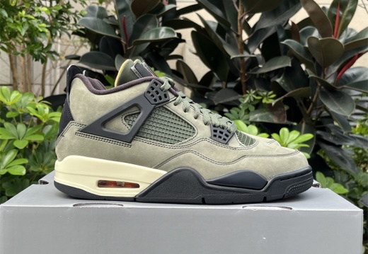 UNDEFEATED x Jordan Air Jordan 4  Olive Canvas  JBM351    40-50.5     7-16